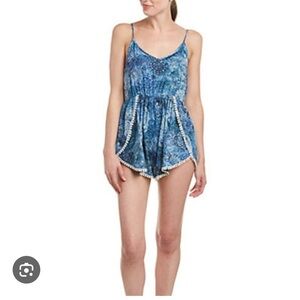Raga blue printed romper